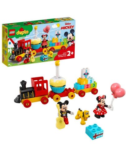 Конструктор Lego Duplo Disney - Влак за рождения ден на Mickey и Minnie (10941) - 2