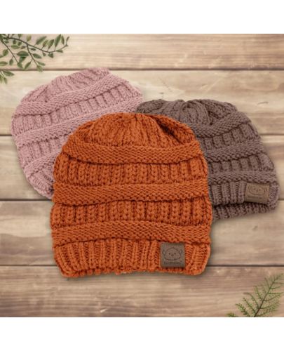 Комплект зимни бебешки шапки KeaBabies - 3 броя, 6-36 м - 4