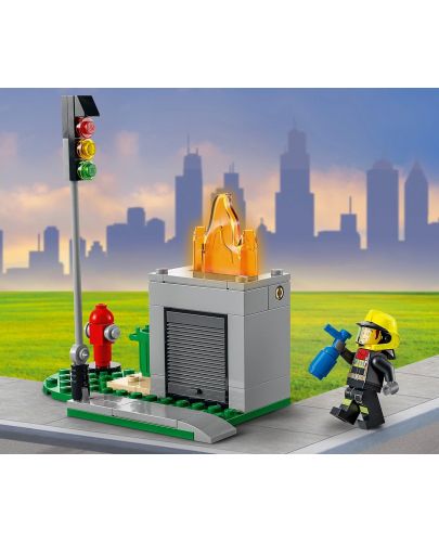 Конструктор Lego City - Спасение при пожар и полицейско преследване (60319) - 8