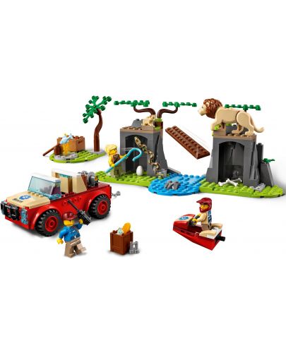 Конструктор Lego City Wildlife - Спасителен офроуд джип (60301) - 3
