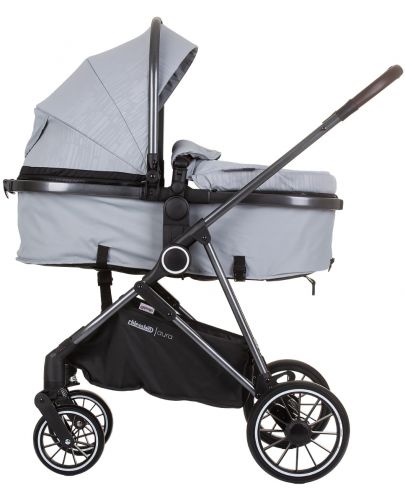 Комбинирана бебешка количка Chipolino - Аура, пепелно сива - 3