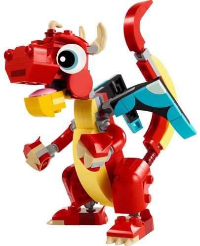 Конструктор LEGO Creator 3 в 1 - Червен дракон (31145) - 2