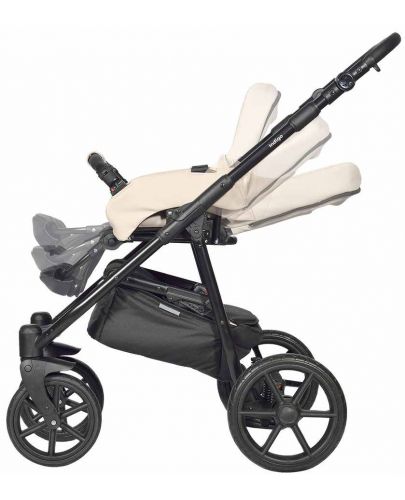 Комбинирана детска количка 3в1 Baby Giggle - Broco Eco, бежова - 5