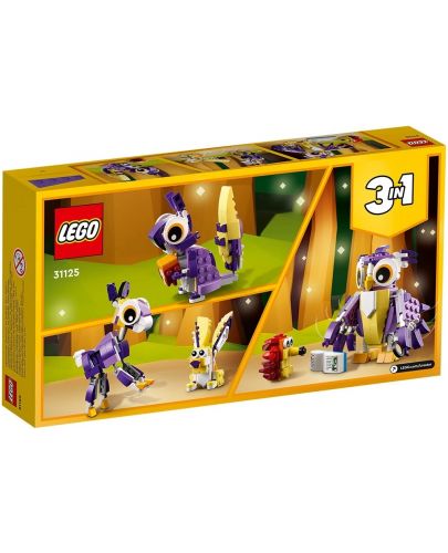 Конструктор LEGO Creator - Фантастични горски създания (31125) - 9