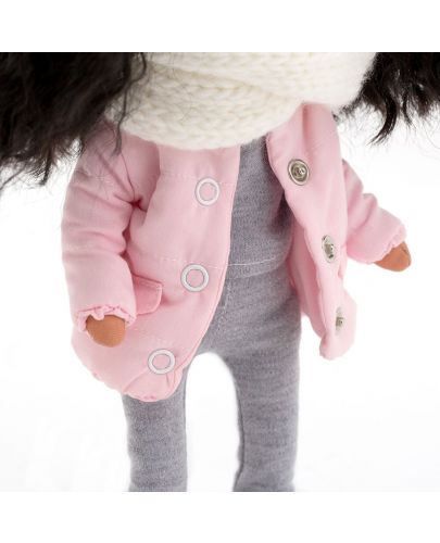 Комплект дрехи за кукла Orange Toys Sweet Sisters - Розово яке с шал - 3
