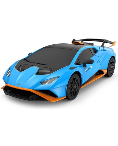 Кола с радиоуправление Rastar - Lamborghini Huracan STO Radio/C, синя, 1:24 - 1