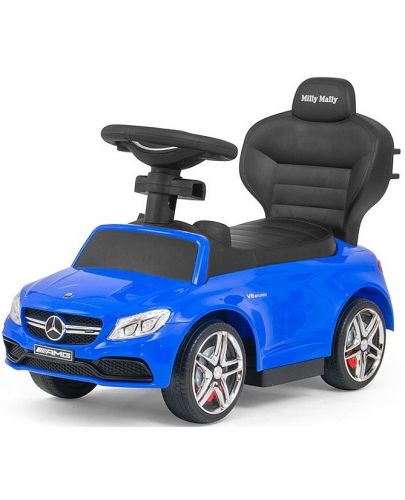 Кола за яздене Milly Mally - Mercedes AMG, синя - 1