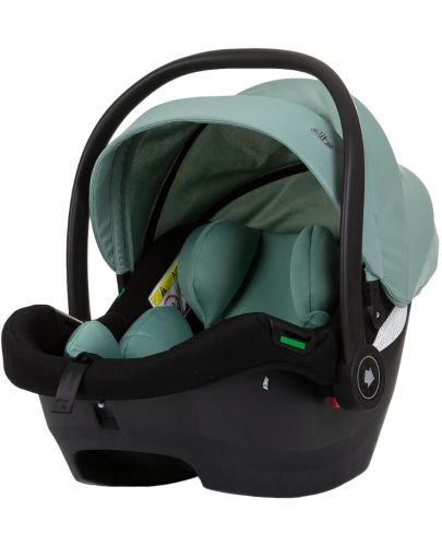 Комбинирана бебешка количка Chipolino - Елит, пастелно зелена - 8