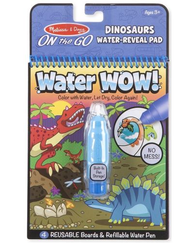 Комплект за рисуване с вода Melissa & Doug - Динозаври - 1