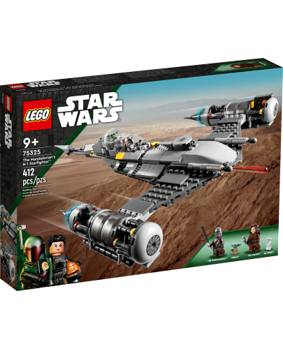 Конструктор Lego Star Wars - Изтребител на мандалорианеца (75325) - 1
