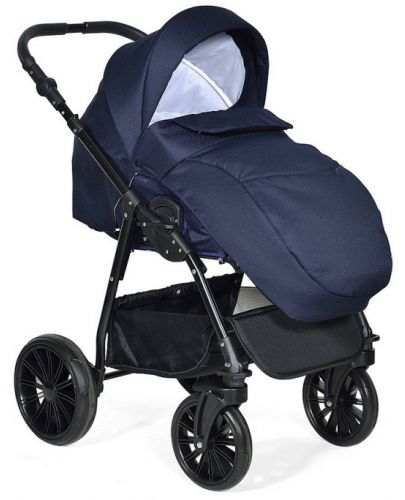 Комбинирана детска количка 3в1 Baby Giggle - Torino, тъмносиня - 2