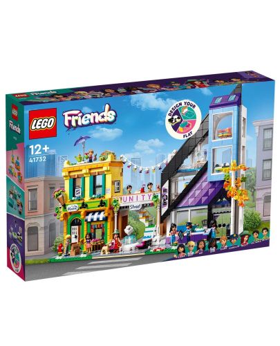 Конструктор LEGO Friends - Магазин за мебели и цветя в центъра (41732) - 1