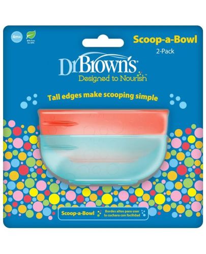 Dr. Brown's TF021 Купички за хранене Scoop-a-Bowl 2 броя - 3