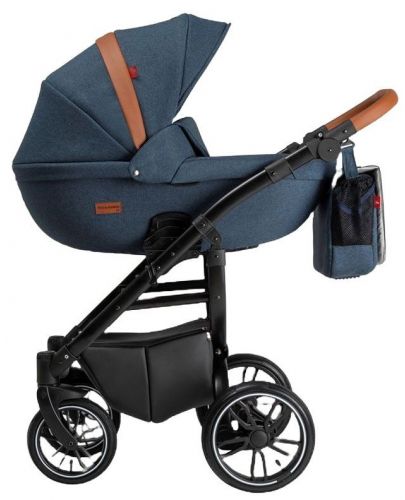 Комбинирана бебешка количка 3 в 1 Tutek - Grander Play G3, Geans - 1