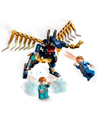 Конструктор Lego Marvel Super Heroes - Въздушно нападение на Eternals (76145) - 4