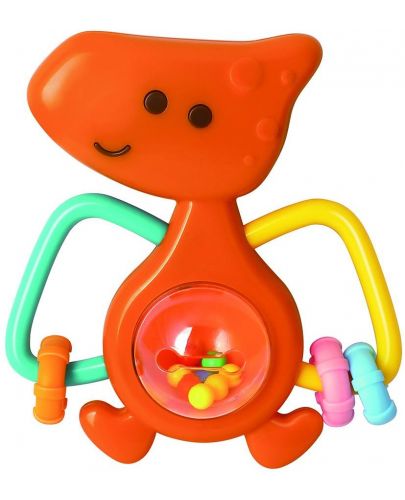 Комплект бебешки дрънкалки Hola Toys - Динозаври, 5 броя - 4
