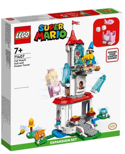 Допълнение LEGO Super Mario - Котешки костюм и замръзналата кула (71407) - 1