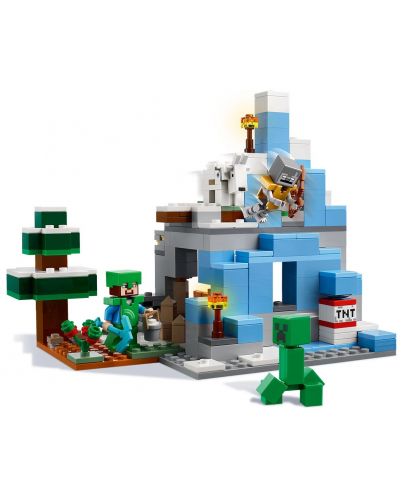 Конструктор LEGO Minecraft - Замръзналите върхове (21243) - 4