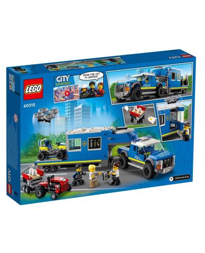 Конструктор Lego City - Полицейски мобилен команден център в камион (60315) - 2