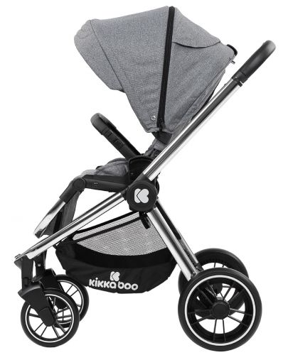 Комбинирана детска количка 3 в 1 Kikka Boo - Vicenza Premium, сива - 4