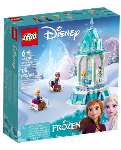 Конструктор LEGO Disney - Вълшебната въртележка на Ана и Елза (43218) - 1