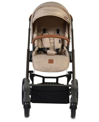 Комбинирана детска количка Cangaroo - Icon 2 в 1, бежова - 4