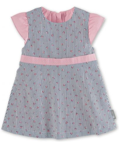 Комплект детска рокля и лятна шапка с UV 30+ защита Sterntaler - 62 cm, 4-5 месеца - 2