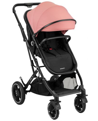 Комбинирана бебешка количка 3 в 1 KikkaBoo - Alba, с трансформираща седалка, розова - 2