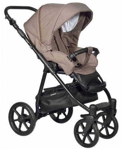 Комбинирана детска количка 3в1 Baby Giggle - Broco, кафява - 3