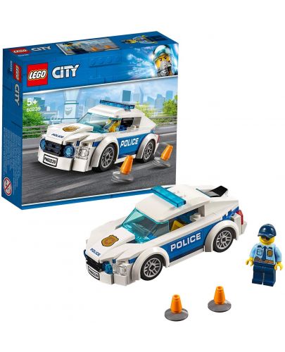 Конструктор Lego City - Полицейска патрулна кола (60239) - 4