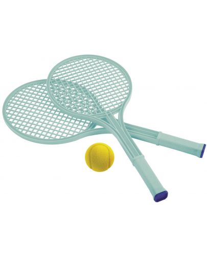 Комплект за тенис Ecoiffier - 2 хилки и топка, асортимент - 1