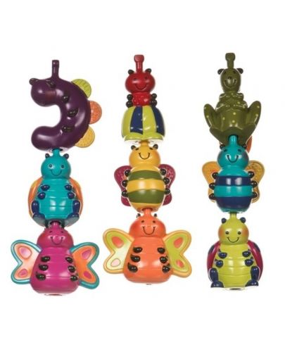 Комплект играчки Battat - Шарени буболечки, 9 броя - 1