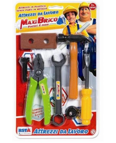 Комплект инструменти RS Toys Maxi Brico, 6 части - 2