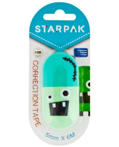 Коректор лента Starpak - Robbi Green, 5 x 6 mm - 1