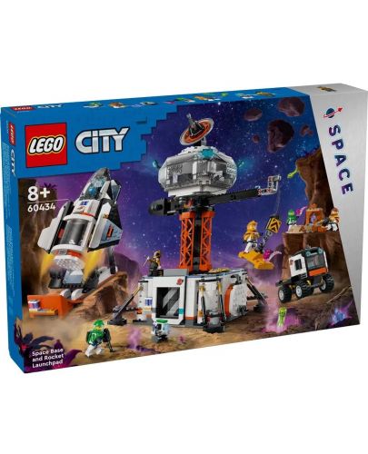 Конструктор LEGO City - Космическа база и ракетна площадка (60434) - 1