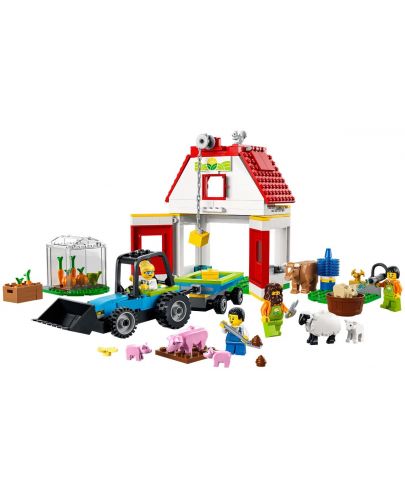 Конструктор Lego City - Хамбар и животни във фермата (60346) - 3
