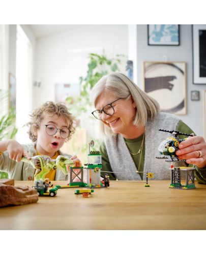 Конструктор Lego Jurassic World - Бягство на Т-Рекс (76944) - 8