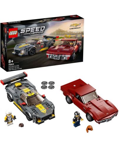 Конструктор Lego Speed Champions - Chevrolet Corvette C8.R и 1968 Chevrolet Corvette (76903) - 3