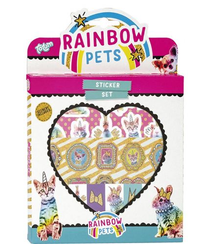  Комплект стикери Totum Rainbow pets - 1