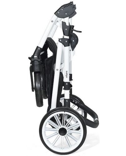 Комбинирана количка Baby Giggle - Alpina 3 в 1, тъмносива - 5