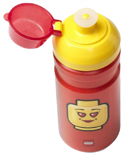 Комплект бутилка и кутия за храна Lego - Iconic Classic, червен, жълт - 3