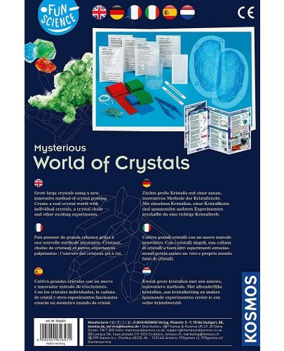 Компплект за експерименти Thames & Kosmos - Мистериозният свят на кристалите - 3