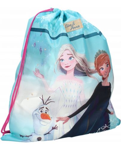 Комплект за детска градина Vadobag Frozen II - Раница и спортна торба, Elsa and Anna - 4
