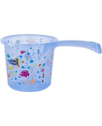 Комплект за къпане от 5 части Sevi Baby - Морски животни, син - 5