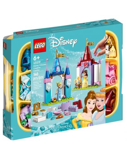 Конструктор LEGO Disney - Disney Princess, Твочески замъци (43219) - 1