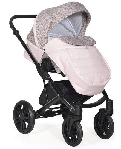 Комбинирана детска количка 2в1 Baby Giggle - Mio, розова - 3