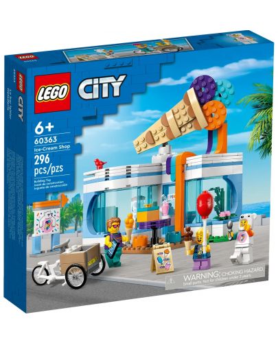 Конструктор LEGO City - Магазин за сладолед (60363) - 1