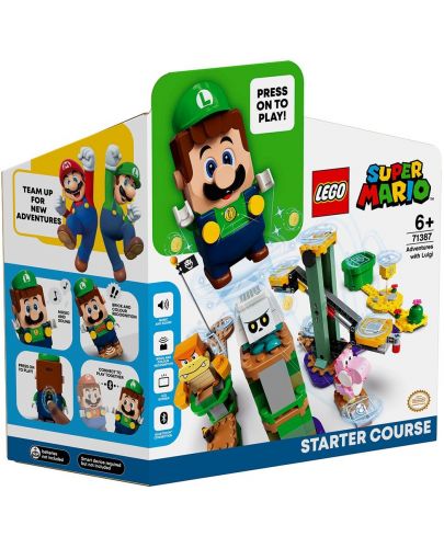 Конструктор Lego Super Mario - Приключения с Luigi начална писта (71387) - 1