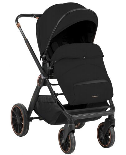 Комбинирана бебешка количка 2 в 1 KikkaBoo - Tiffany, Black - 2