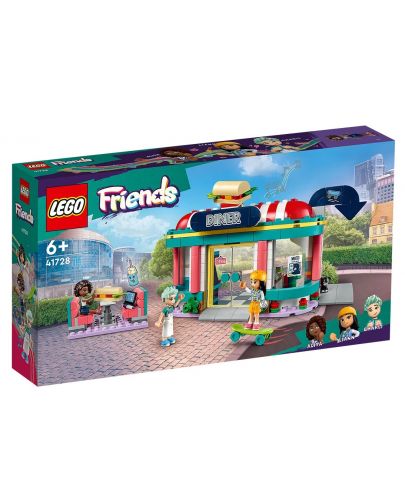 Конструктор LEGO Friends - Ресторант в центъра на Хартлейк (41728) - 1